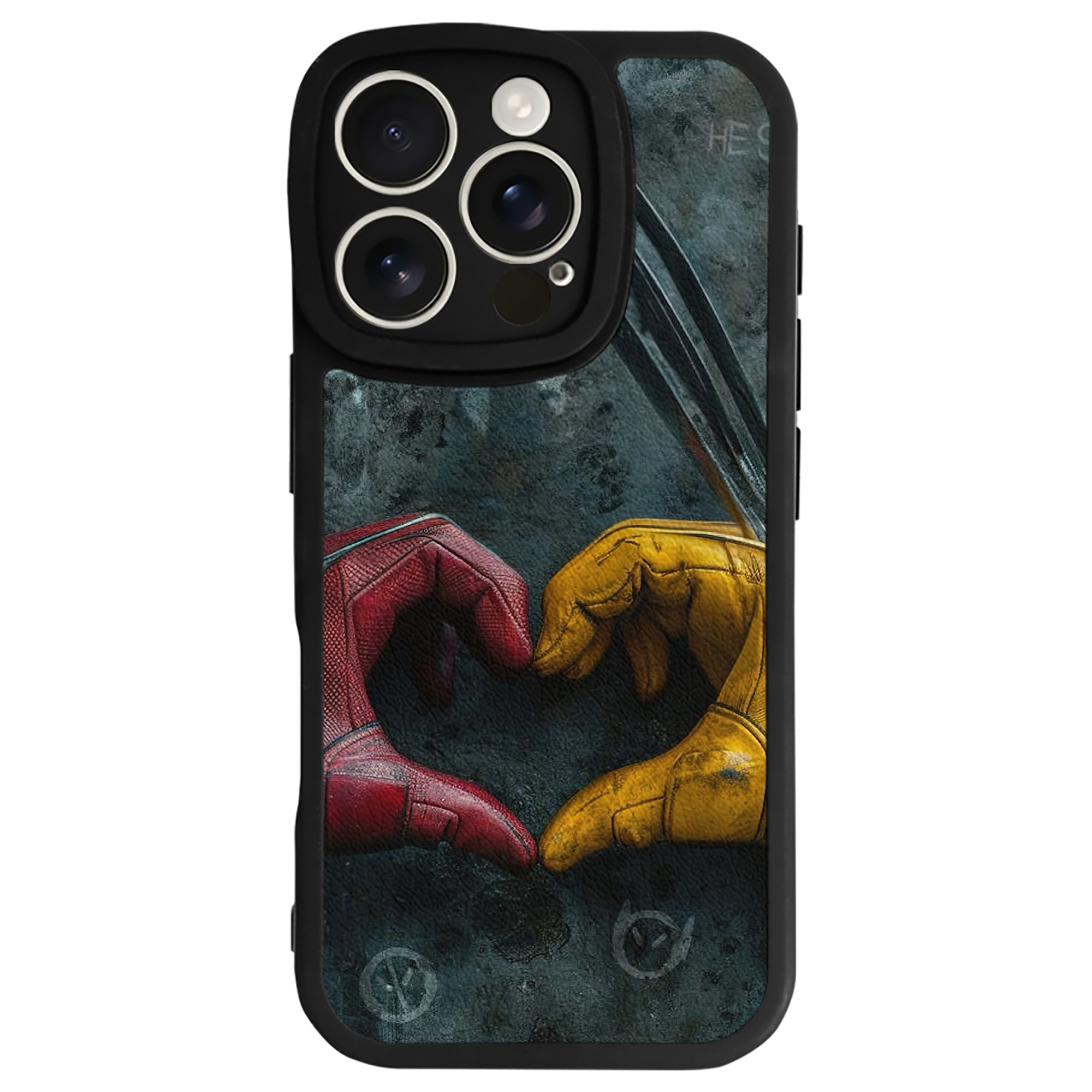 （画像用） Deadpool デッドプール 【iPhone 16シリーズ対応】シリコンスマホケース（レザー調） 材質：シリコン